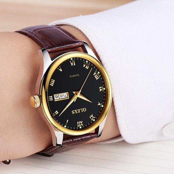 Men’s Watch Leather Band - Picture 3 of 10